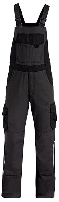 FHB Eckhard Tuinbroek Twill Antraciet-Zwart