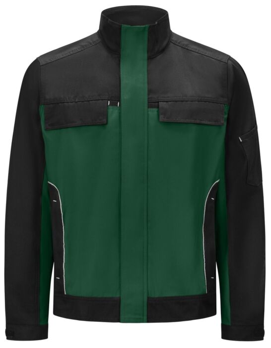 FHB Ernst Werkjack Twill Groen-Zwart