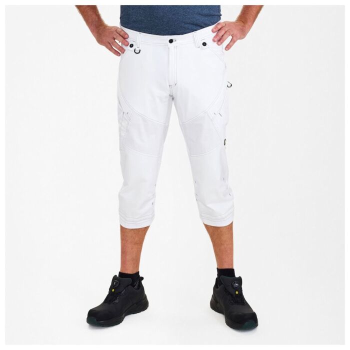 Engel 6369-317 X-treme 3/4 werkbroek met 4-weg stretch Wit