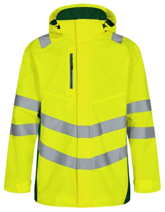 F. Engel 1145-930 Safety Parka Shell Jacket Yellow/Green