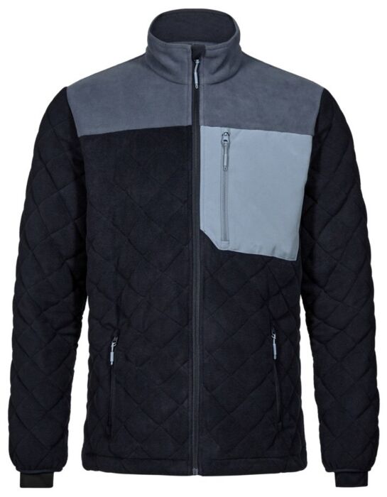 Engel 1326-143 Entire gewatteerd fleecejack Deep Blue/Dark Sea