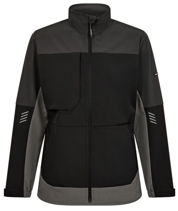 Engel 1335-140 Entire softshell jack voor dames Zwart/Antracietgrijs