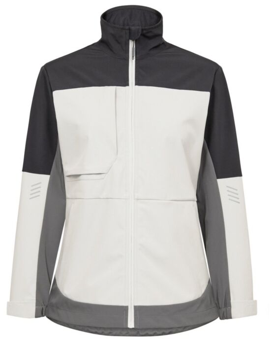 Engel 1335-140 Entire softshell jack voor dames Bone White/Anthracite Grey