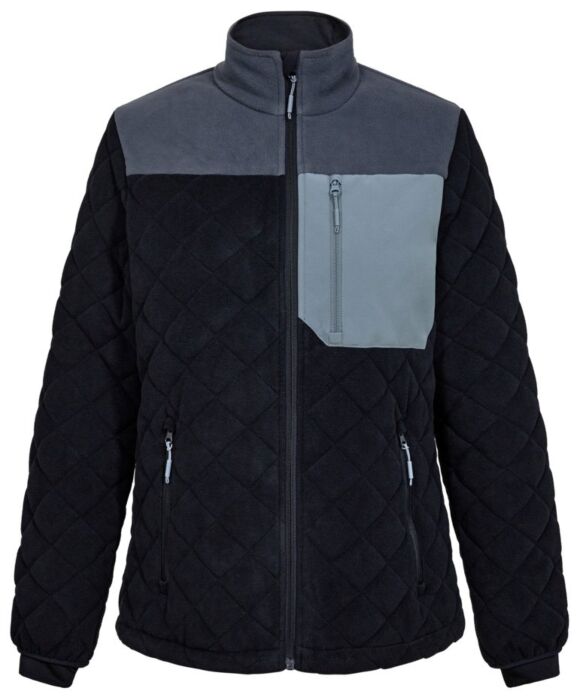 Engel 1336-143 Entire gewatteerd fleecejack voor dames Deep Blue/Dark Sea