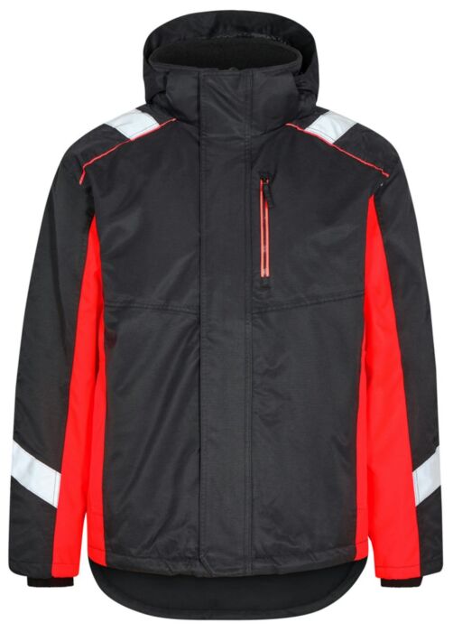 F. Engel 1871-354 Cargo Winter Jacket Black/Red