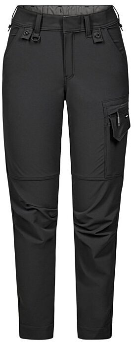 Engel 2342-234 Entire monteursbroek met 4-way stretch voor dames Antracietgrijs/Zwart