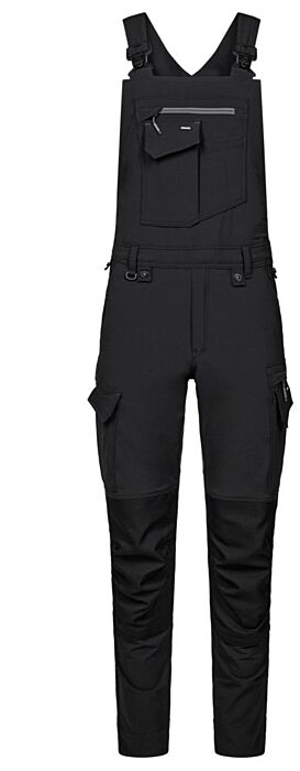 Engel 3337-234 Entire amerikaanse overall met 4-way stretch Zwart/Antracietgrijs