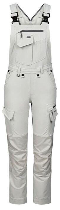 Engel 3341-234 Entire amerikaanse overall met 4-way stretch voor dames Bone White/Anthracite Grey
