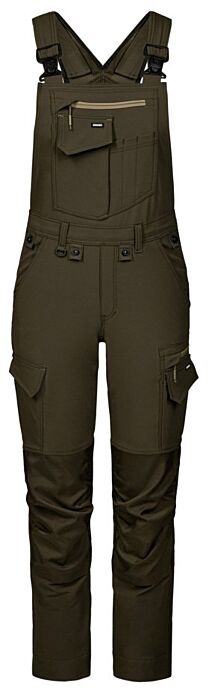 Engel 3341-234 Entire amerikaanse overall met 4-way stretch voor dames Bosgroen/Zwart