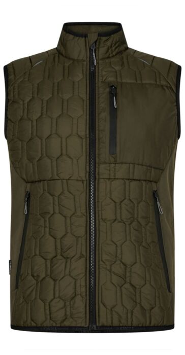 F. Engel 5370-604 X-treme Quilted Vest Forest Green