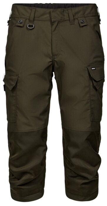 Engel 6328-144 Entire 3/4 werkbroek met stretch Bosgroen