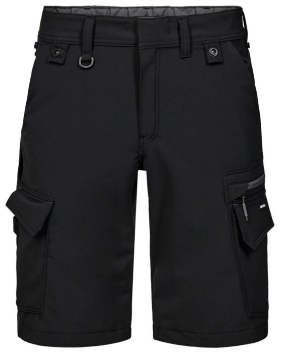 Engel 6337-234 Entire werkshorts met 4-way stretch Zwart/Antracietgrijs