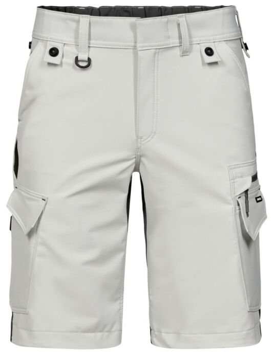Engel 6337-234 Entire werkshorts met 4-way stretch Bone White/Anthracite Grey