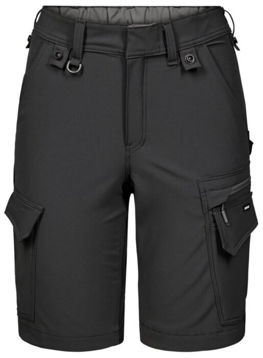 Engel 6341-234 Entire werkshorts met 4-way stretch voor dames Antracietgrijs/Zwart