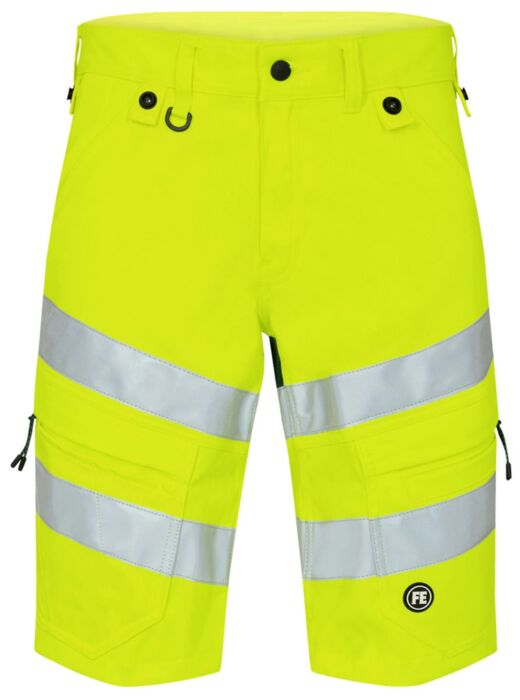 F. Engel 6546-314 Safety Shorts Yellow/Green