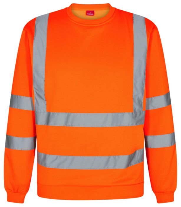 F. Engel 8041-253 Safety Sweatshirt Orange