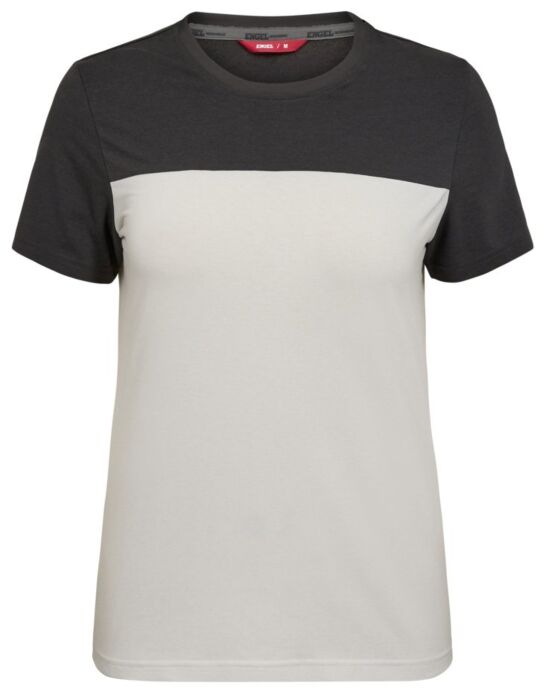 Engel 9334-243 Entire t-shirt voor dames Bone White/Anthracite Grey