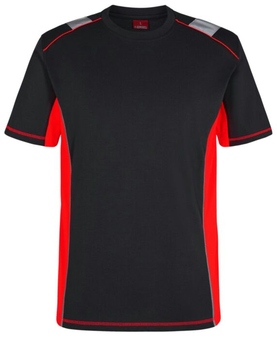 F. Engel 9870-258 Cargo T-Shirt Black/Red