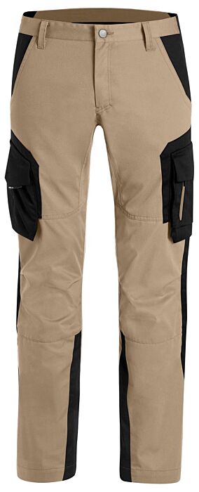 FHB Fabian Werkbroek Beige-Zwart
