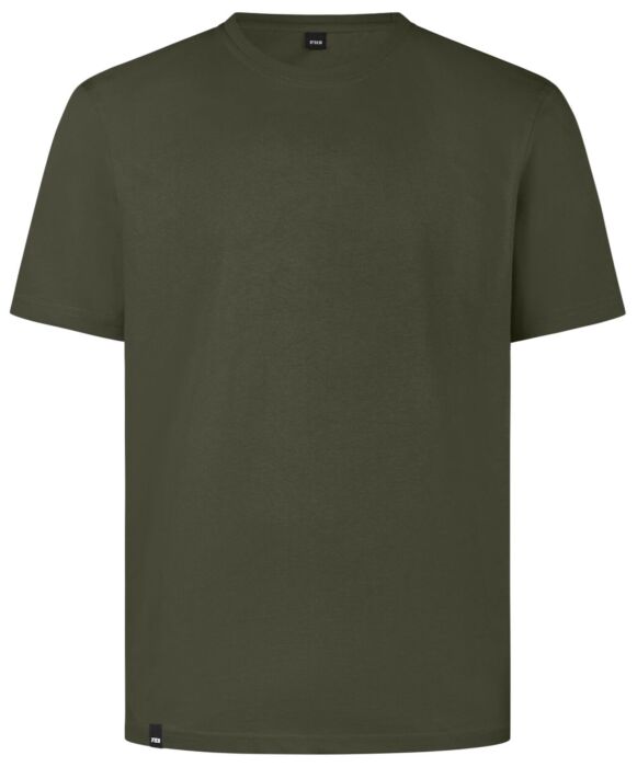 FHB Jens T-Shirt eenkleurig Olijfgroen