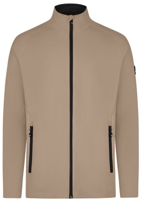 FHB Kuno Fleecejack Powerstretch Beige