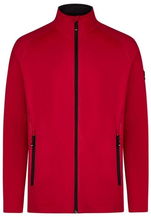 FHB Kuno Fleecejack Powerstretch Rood