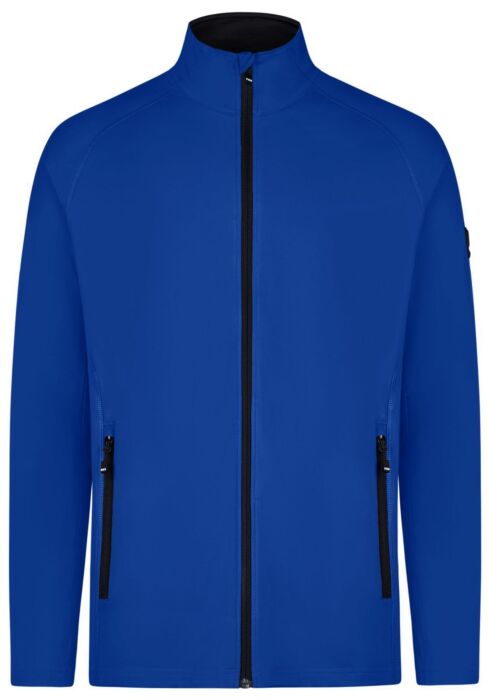 FHB Kuno Fleecejack Powerstretch Korenblauw