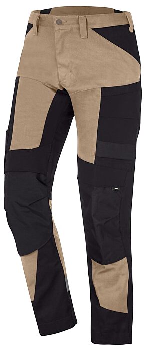 FHB Leo Werkbroek Elastisch Beige-Zwart
