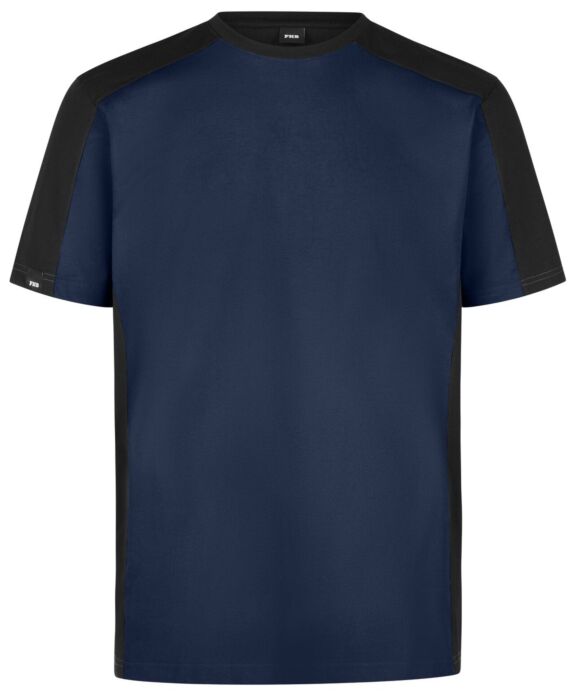 FHB Marc T-Shirt tweekleurig Marineblauw-Zwart