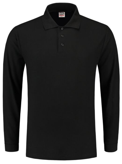 Tricorp 201008 Poloshirt 100% Katoen Lange Mouw Zwart