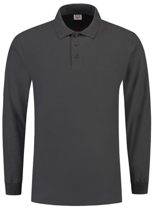 Tricorp 201009 Poloshirt Lange Mouw Donkergrijs