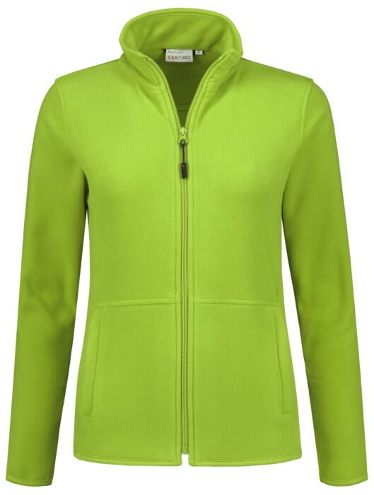 Santino Bormio Ladies Fleecejack Lime