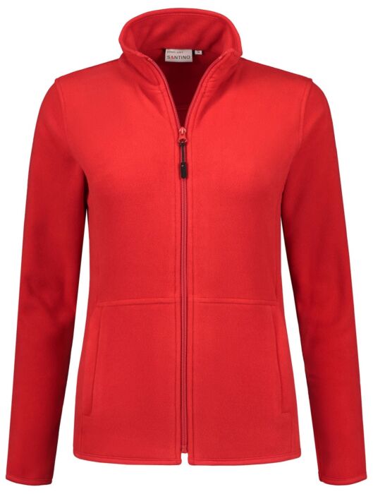 Santino Bormio Ladies Fleecejack Red