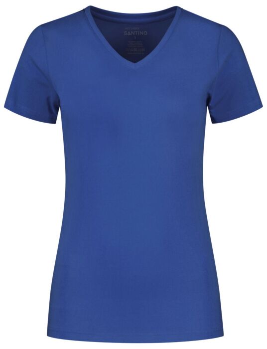 Santino Jazz Ladies V-neck T-shirt Royal Blue