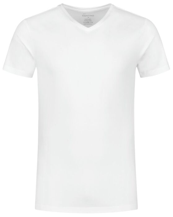 Santino Jazz V-neck T-shirt White