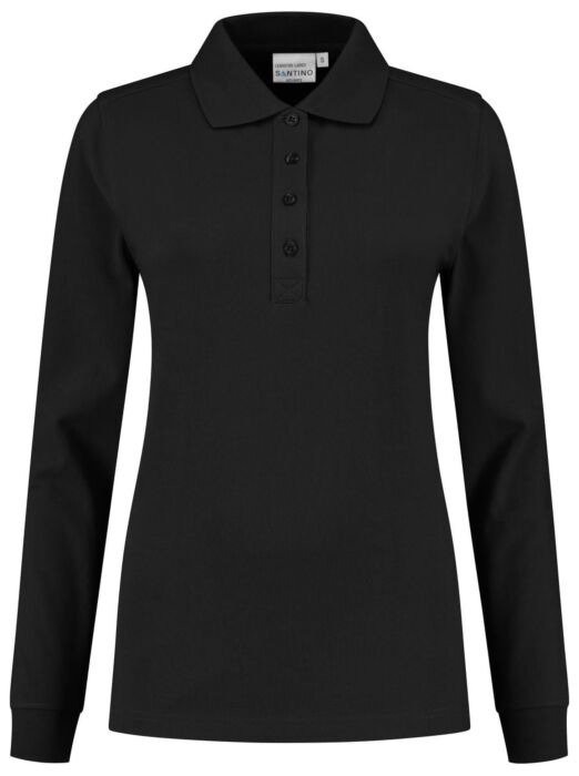 Santino Lexington Ladies Poloshirt Black