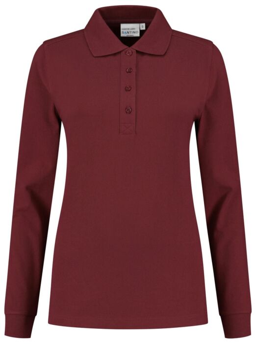 Santino Lexington Ladies Poloshirt Burgundy