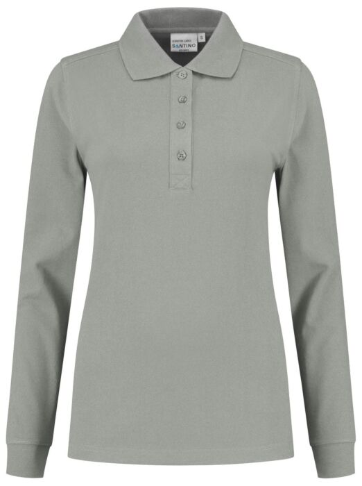 Santino Lexington Ladies Poloshirt Silver Grey