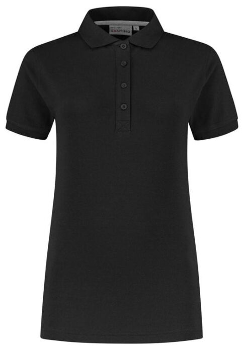 Santino Max Ladies Poloshirt Black