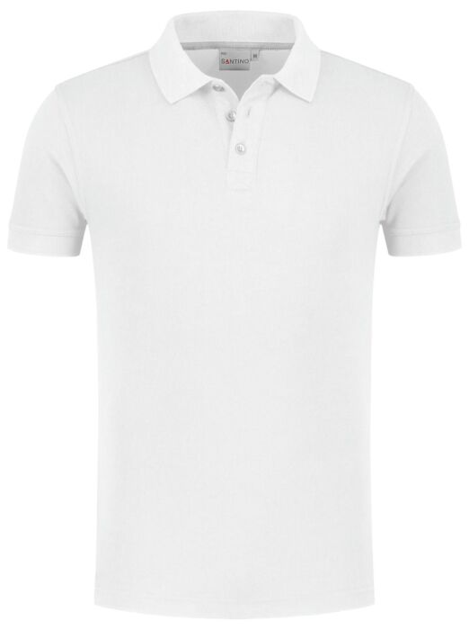 Santino Max Poloshirt White