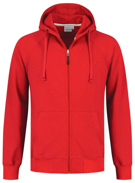 Santino Reno Hooded Sweatvest Red