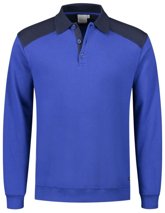 Santino Tesla Polosweater Royal Blue / Real Navy