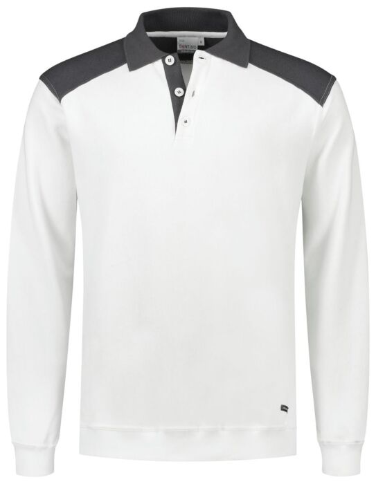 Santino Tesla Polosweater White / Graphite