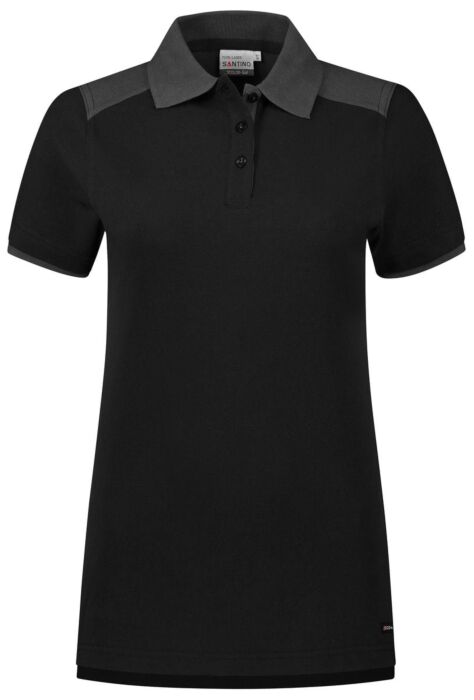 Santino Tivoli Ladies Poloshirt Black / Graphite