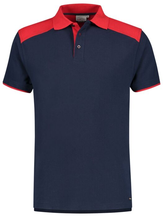 Santino Tivoli Poloshirt Real Navy / Red