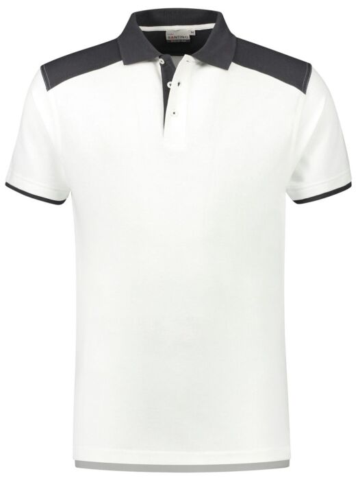 Santino Tivoli Poloshirt White / Graphite
