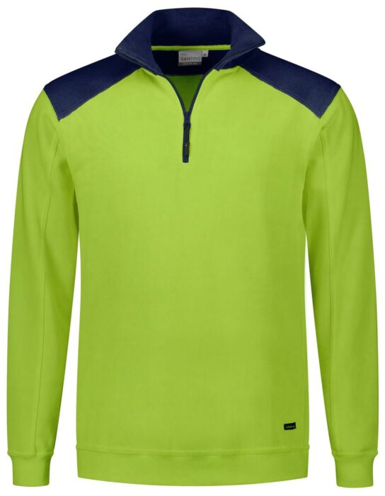 Santino Tokyo Zipsweater Lime / Real Navy
