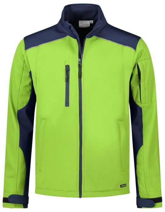 Santino Tour Softshell Jack Lime / Real Navy