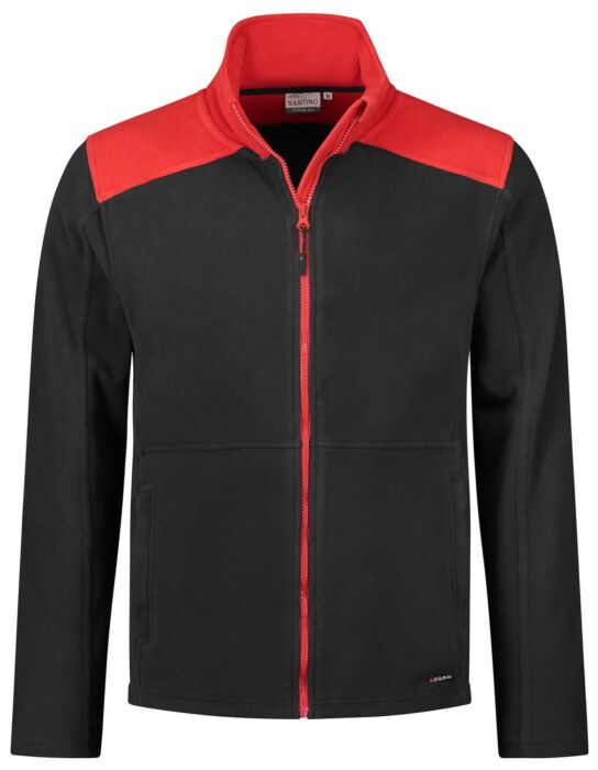 Santino Trento Fleecejack Black / Red