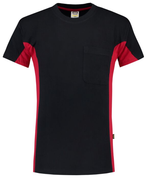 Tricorp 102002 T-Shirt Marineblauw-Rood